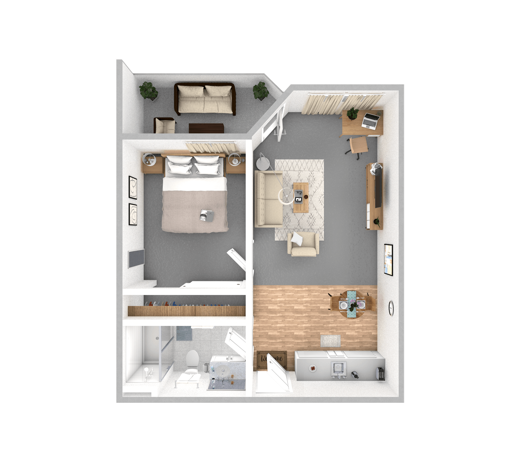 Ibis - Newly Renovated floor plan