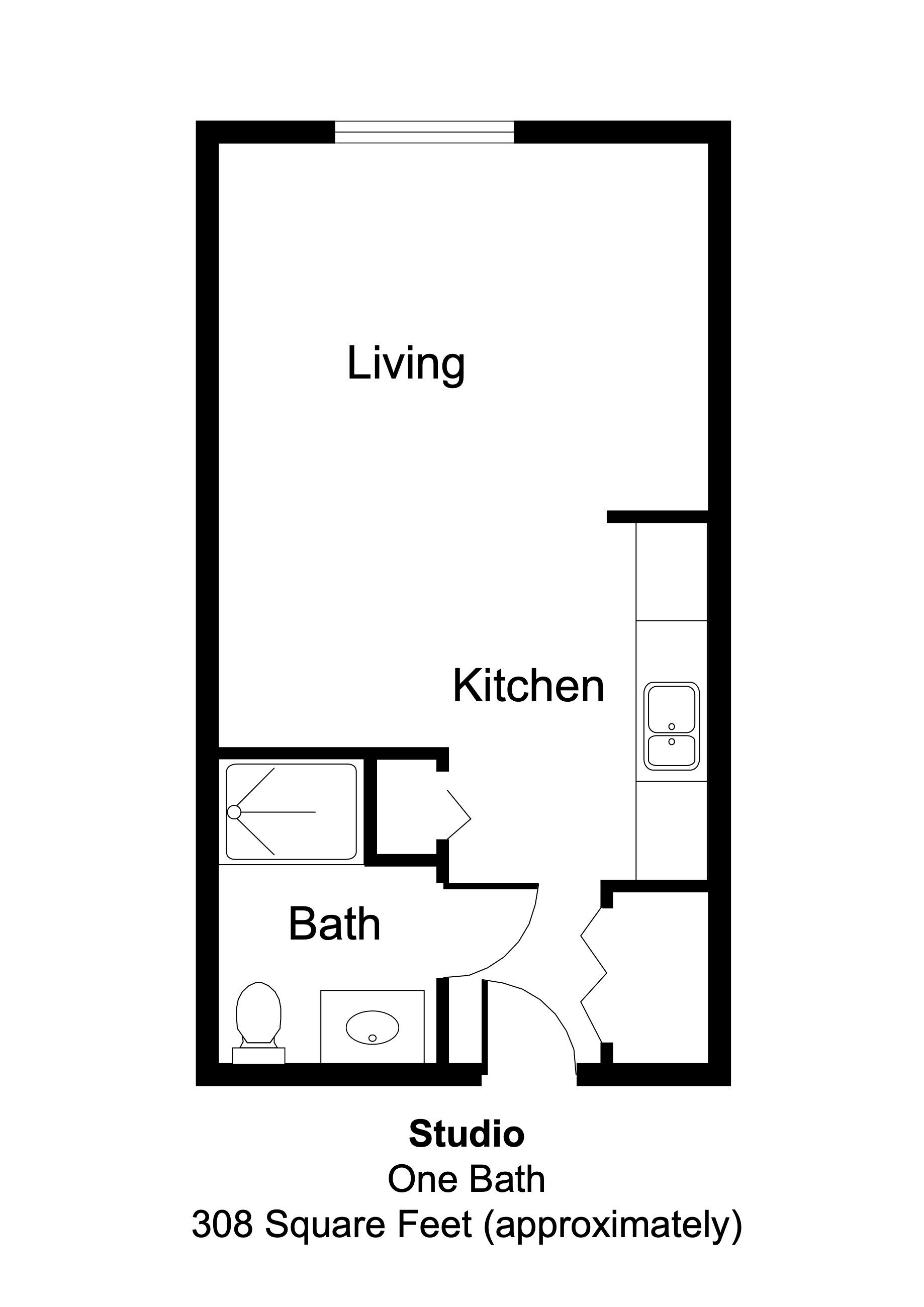 Oak floor plan