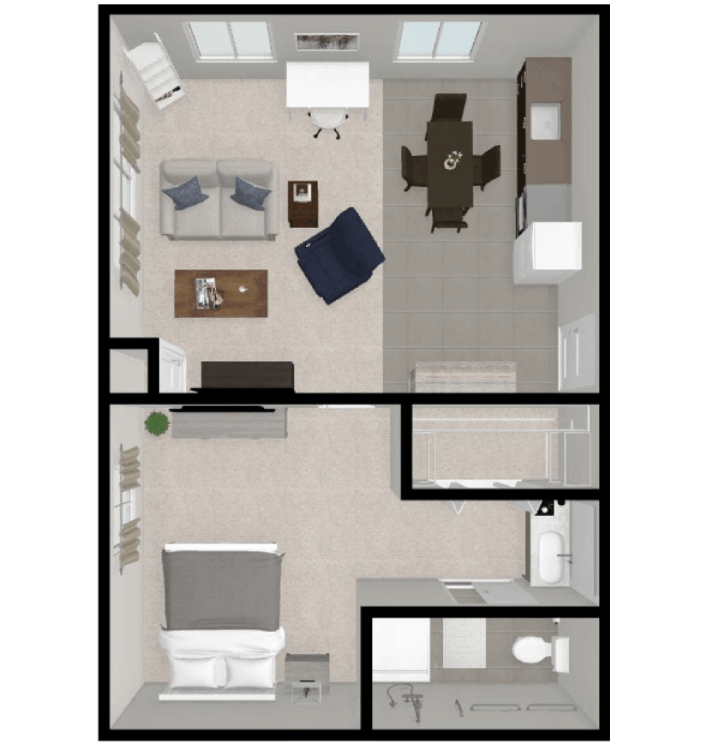 Walnut floor plan